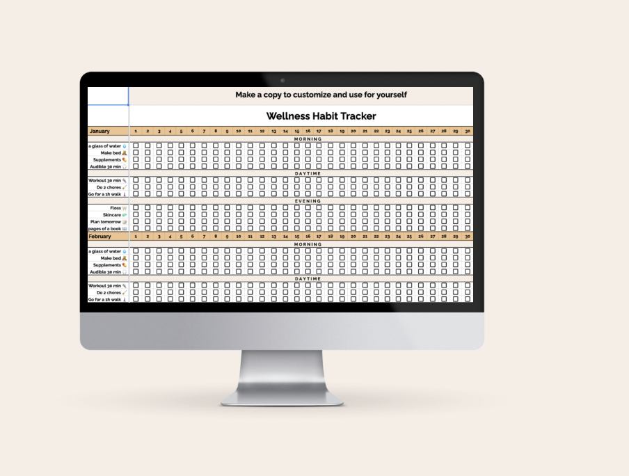 wellness habit tracker