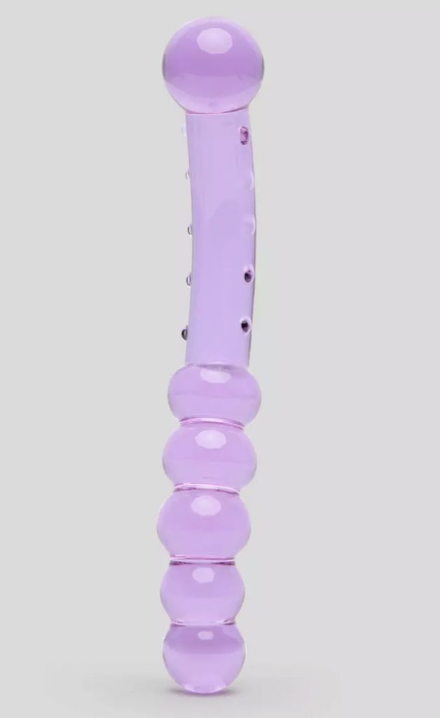 lovehoney textured glass dildo